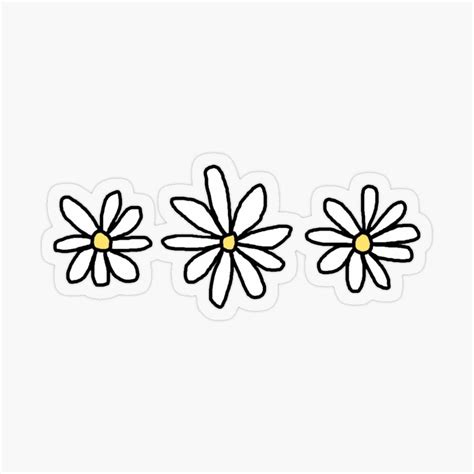 Tumblr Daisy Flower Sticker Transparent Sticker By Florablossom In
