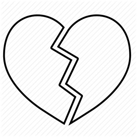 Broken Heart Coloring Page Heart Transparent Cartoon Free Cliparts