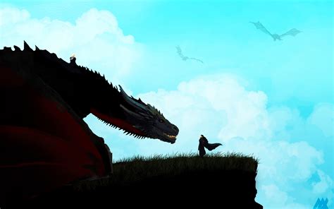 Jon Snow And Dragon Game Of Thrones Art Wallpaper Game Of Thrones