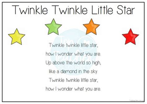 twinkle twinkle  star poem top teacher innovative