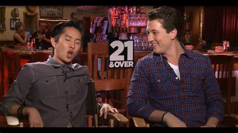 And Over Funny Interviews Skylar Astin Miles Teller Justin Chon Sarah Wright YouTube