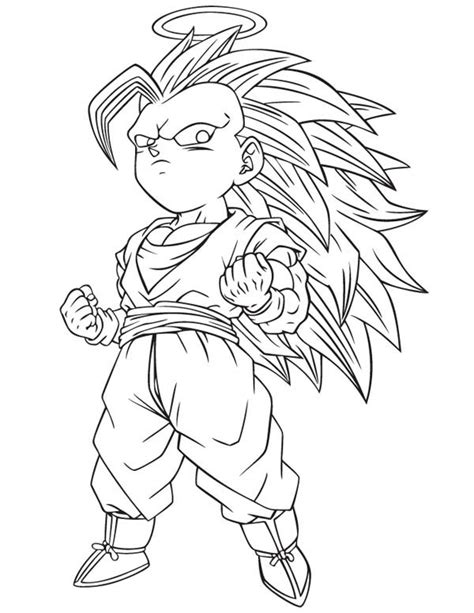 Desenhos De Goten Goku Dragon Ball Para Colorir Super Saiyan Goku CLOUD HOT GIRL