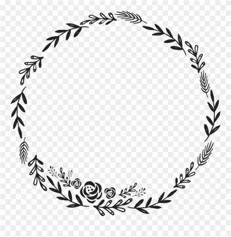 Download Border Frame Wreath Circle Round Fleaves Floralwreath Floral
