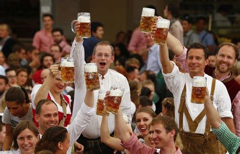 Prost Millions Cheer With Beer At Oktoberfest In Munich Oktoberfest
