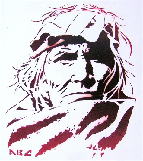 Native Stencil Painting Bryce Chisholms Art