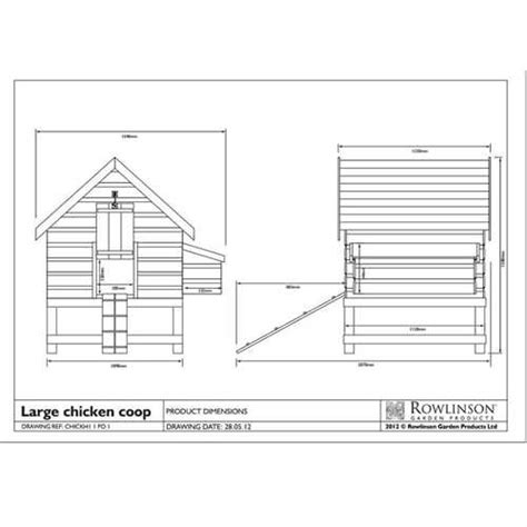 Rowlinson Chicken Coop Free Uk Delivery