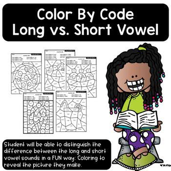 color  code long vowel  short vowel  images short vowels