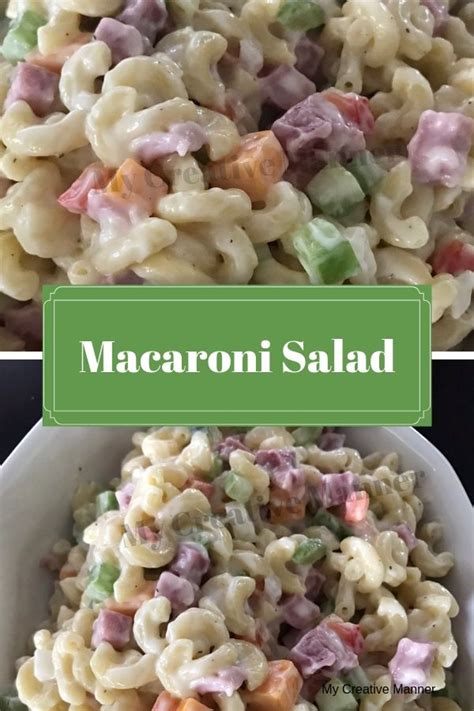 Authentic hawaiian macaroni salad in a blue bowl with wooden. Old Fashion Macaroni Salad | Recipe | Recipes | Macaroni ...