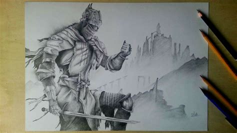 Dark souls 3 drawing Pencil only(1280x720)(X-post from r/Art ) | Dark