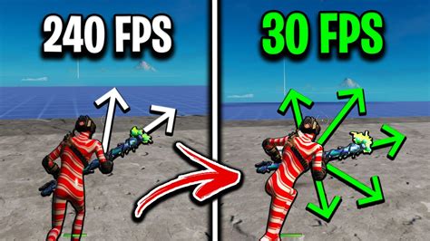Low Fps Gives You Better Movement In Fortnite Better Than 240 Fps