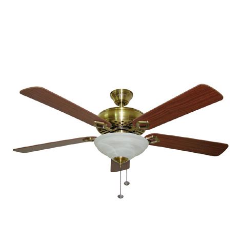 You will need to shut down the electricity to your home in order to prevent any serious mishaps. Shop Harbor Breeze 52" Shelby Antique Brass Ceiling Fan at ...
