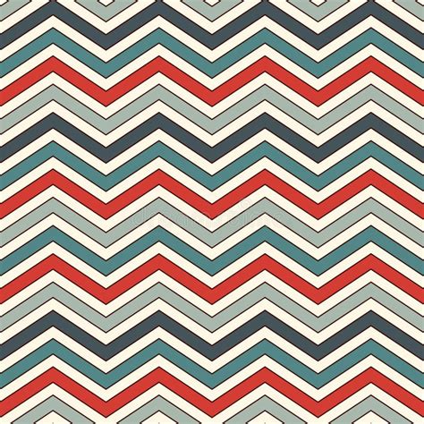 Seamless Chevron Pattern In Retro Style Stock Vector Illustration Of