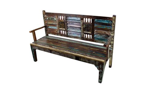Outdoors park benches, backless benches, bus stop benches, and memorial benches available in steel and recycle plastic. Mexicali Rustic Wood Bench | Mexican furniture, Mexican ...