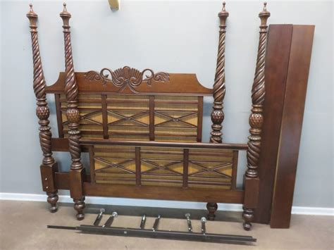Transitional Design Online Auctions Broyhill King Poster Bed