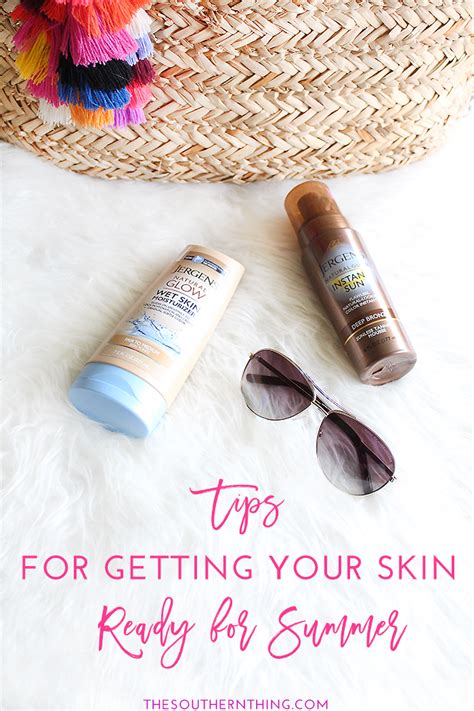 Tips For Getting Your Skin Summer Ready Sunless Tanning Options Ad