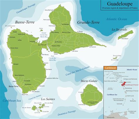 Géographie De La Guadeloupe Caribbean Soul Trip