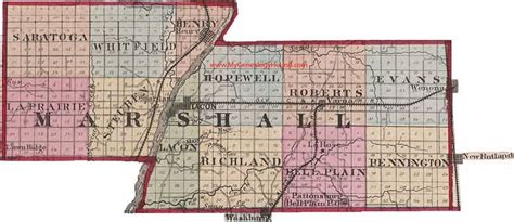 Maybe you would like to learn more about one of these? Marshall County, Illinois 1870 Map Lacon, Henry, Varna ...