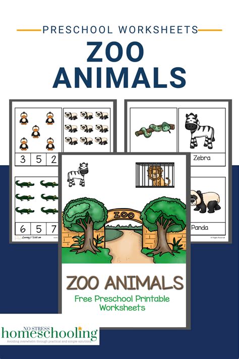 At The Zoo Part 2 Printable Preschool Printables Free Printable Zoo