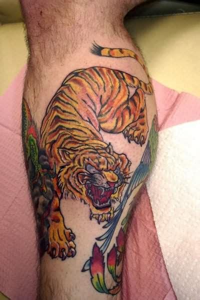 Wild Tiger Asian Tattoo