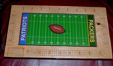 Cribbage Football Field Cribbage Cribbage Board How To Make Homemade