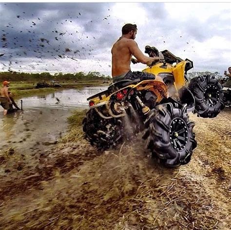 Riding In The Mud Dirtbikes Atv Quads Atv