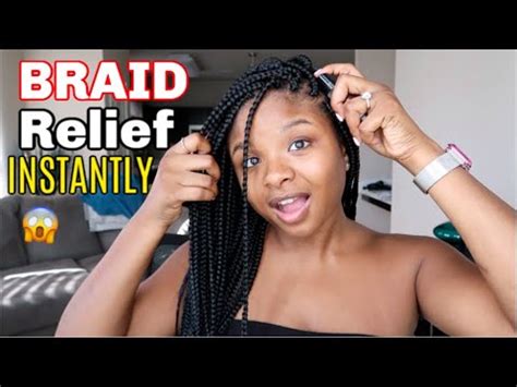 How To Relieve Tight Sore Braids No More Pain Youtube