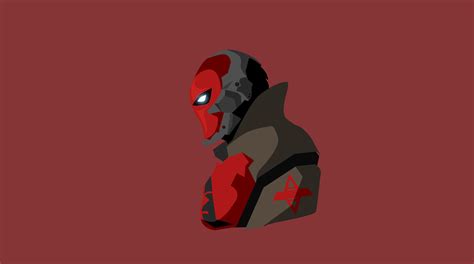 Red Hood Minimalism Hd Superheroes 4k Wallpapers Images Backgrounds