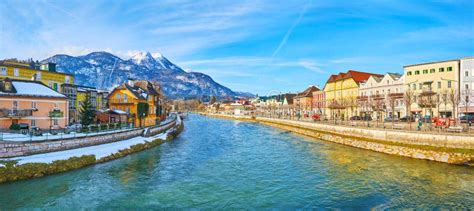 Bad Ischl Winter Walk Salzkammergut Austria Editorial Stock Photo