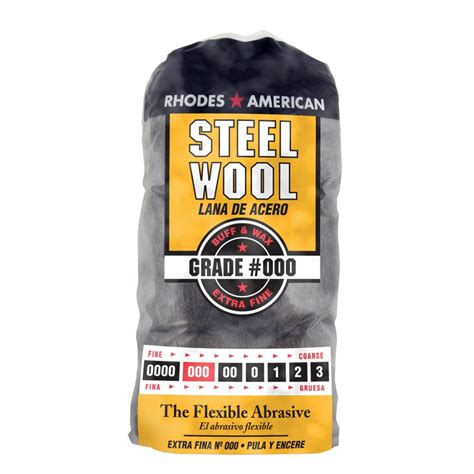 Steel Wool 12 Pad Extra Fine Grade 000 Rhodes American Buff And