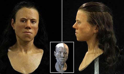 Face Of 9 000 Year Old Mesolithic Girl Is Reconstructed Daily Mail Online