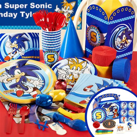 Sonic The Hedgehog Party Supplies Sonic Party