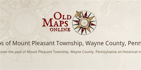 Old Maps Of Mount Pleasant Township