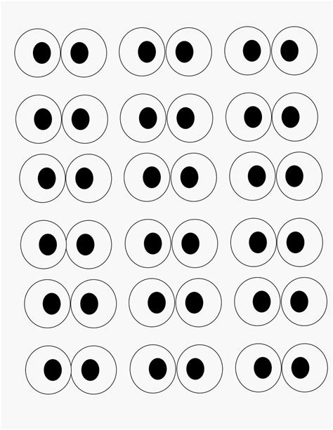 Googly Eyes Template Printable Printable Word Searches