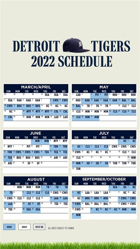 Detroit Tigers Schedule 2022 Headline News 5312x4