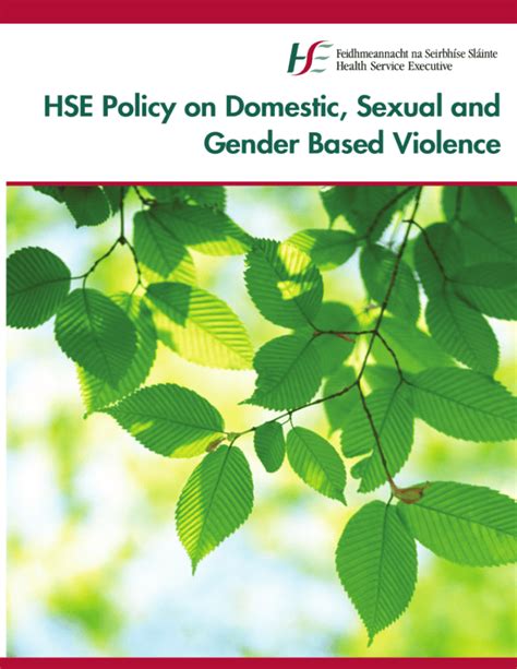 Hse Policy On Domestic Sexual And Gender Based Violence