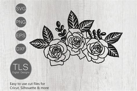 Roses Svg Rose Svg Flowers Svg 376487 Cut Files Design Bundles