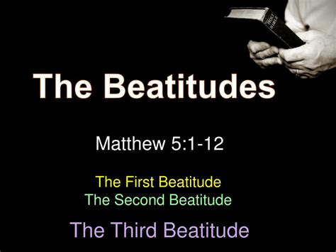 Ppt The Beatitudes Powerpoint Presentation Free Download Id4266579