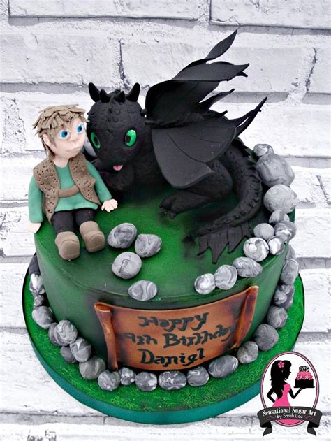 How To Train Your Dragon Themed Cake Decorated Cake By Cakesdecor