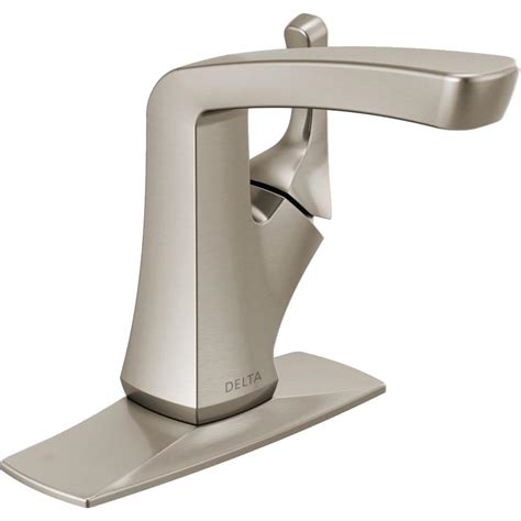 I am very matchy matchy in that regard. Delta Vesna 4 in. Centerset Single-Handle Bathroom Faucet ...