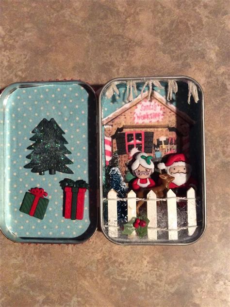 Pin By Cathy Edwards On Crafted Altoid Tins Christmas Ornament Crafts