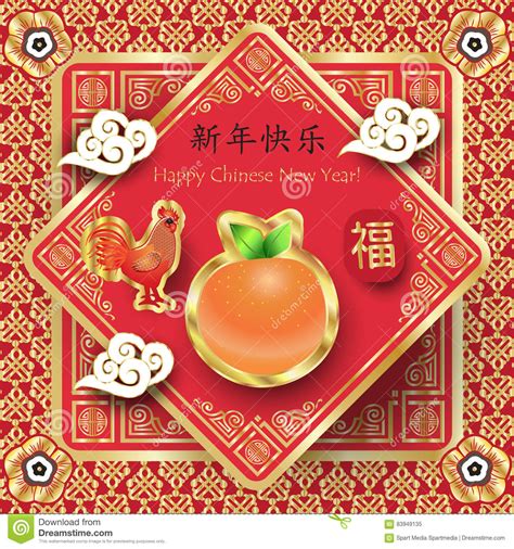 Chinese New Year 2029 Greeting Card Template Asian Culture Sign