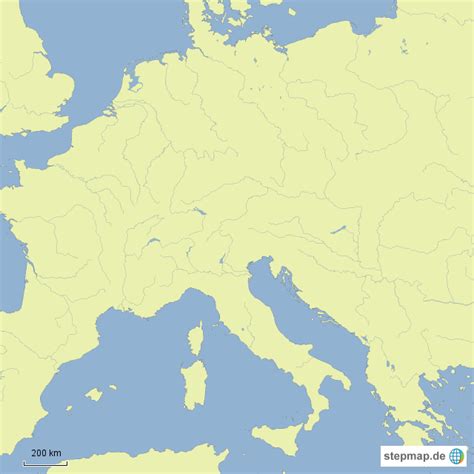 Deutschland bundesländer karte ohne beschriftung | goudenelftal. Europa Zoom ohne Grenzen von Hirschfeldt - Landkarte für ...