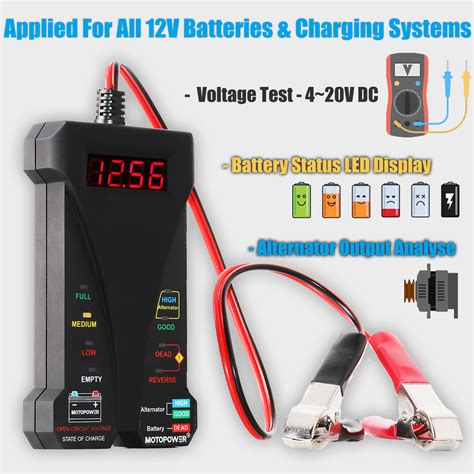 Amazon Ca MOTOPOWER BATTERY TESTERS