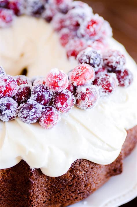 Gingerbread Bundt Cake With Cream Cheese Frosting Recipe Christmas