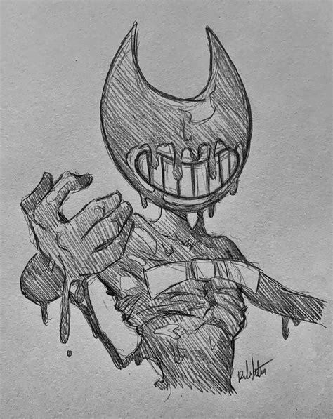 Dobermutt Bendy And The Ink Machine Sketches Ink