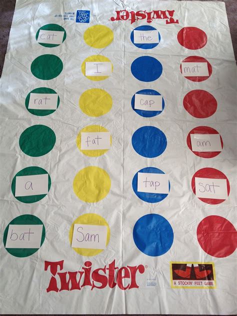 Twister Gets A New Twist Twister Sight Words Homework Resources