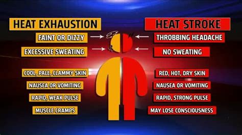 Know The Symptoms Of Heat Exhaustion And Heat Stroke