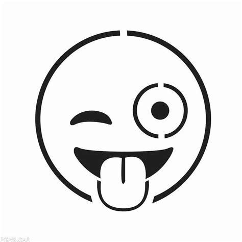 🥇 Los Mejores Dibujos De Emojis Para Colorear E Imprimir 😃