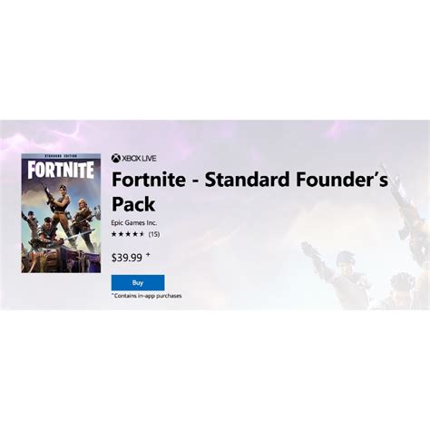 See actions taken by the people who manage and post content. Fortnite Standard Founder's Pack Xbox One Digital Code ...