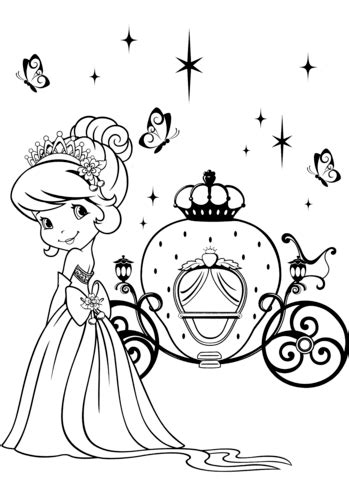 For boys and girls, kids and adults, teenagers and toddlers, preschoolers and older kids at school. Strawberry Shortcake and Magical Carriage coloring page ...